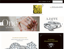 Tablet Screenshot of kandcofamilyjewelers.com